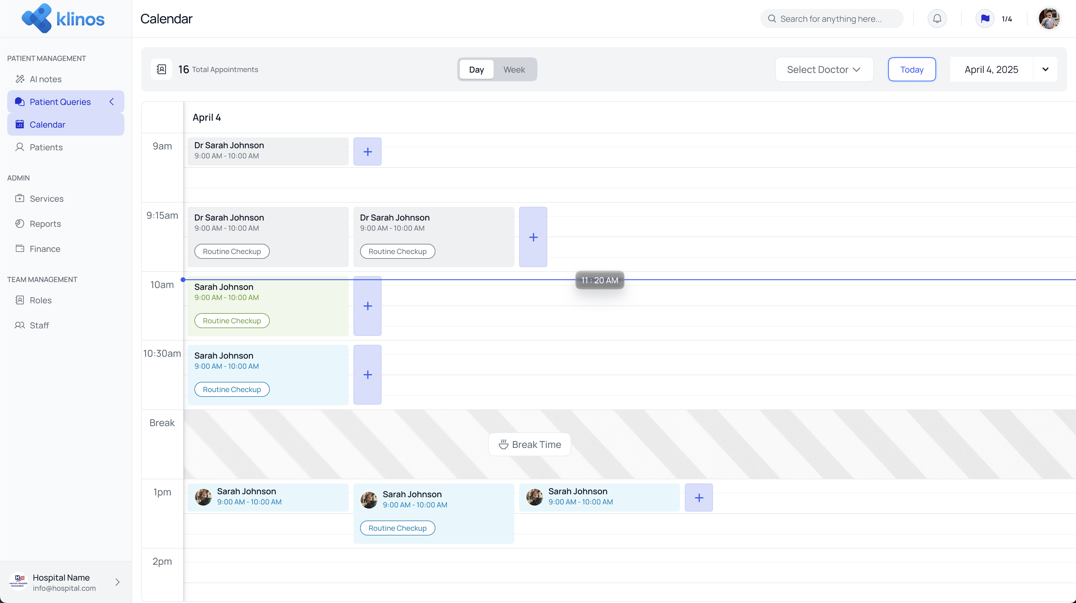 Healthcare Platform UI